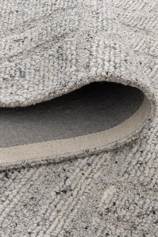 Seren Grey Modern Wool Rug