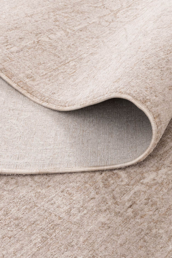 Heritage Distressed Medallion Beige Rug - H102