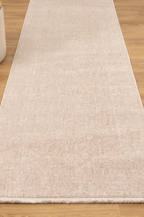 Heritage Distressed Medallion Beige Runner- H102- (Different Tassel)