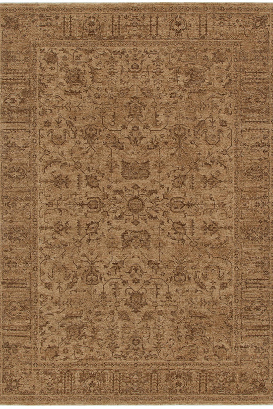 Heritage Distressed Border Mustard Rug - H105