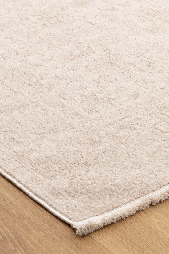 Heritage Distressed Border Beige Runner- H106: (Different Tassel)