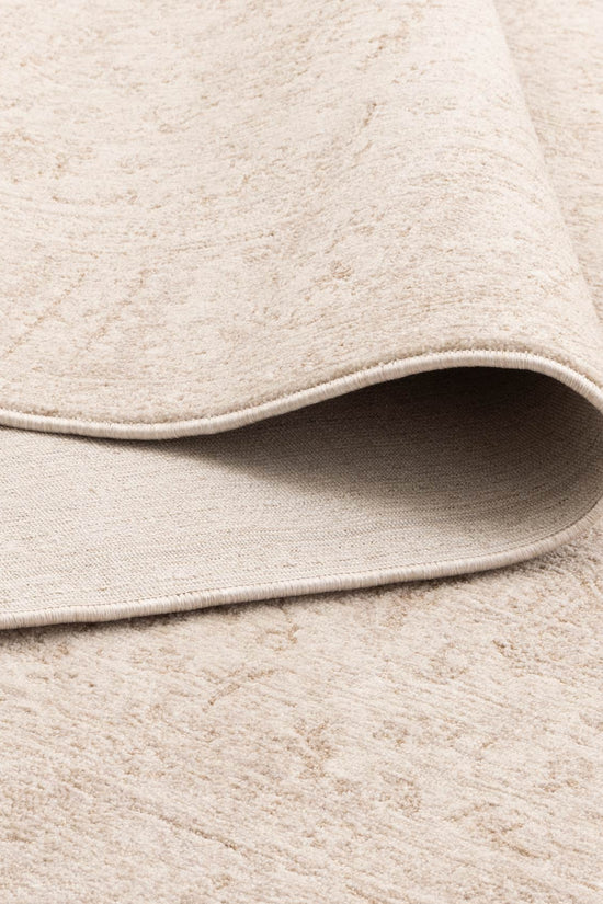 Heritage Distressed Border Beige Rug - H106: (Different Tassel)