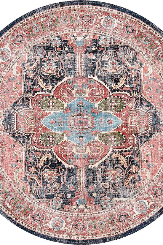 Distressed Vintage Kendra Round Rug - VITAL 3206-03