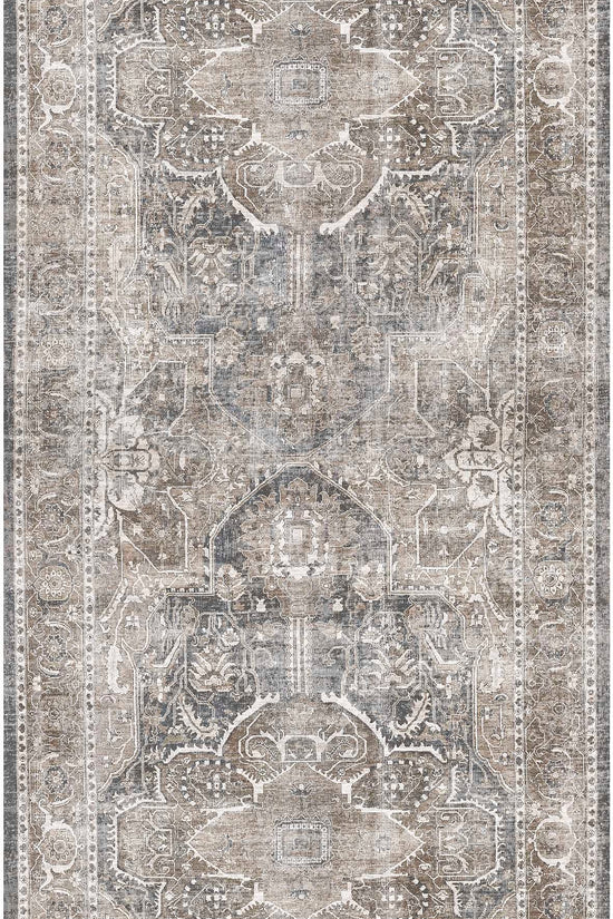 Distressed Vintage Kendra Ash Runner Rug - VITAL 3206-04