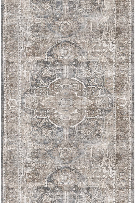 Distressed Vintage Kendra Ash Runner Rug - VITAL 3206-04