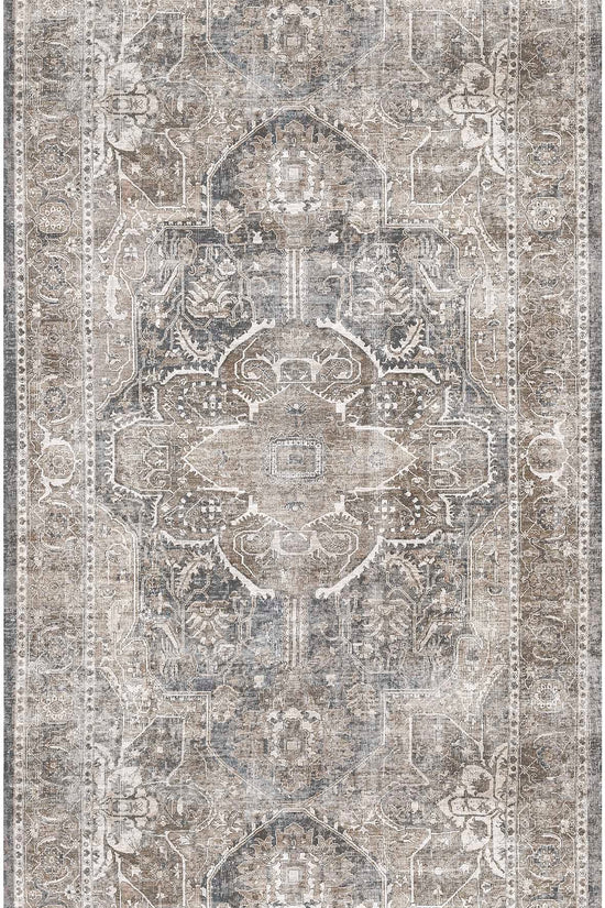 Distressed Vintage Kendra Ash Runner Rug - VITAL 3206-04