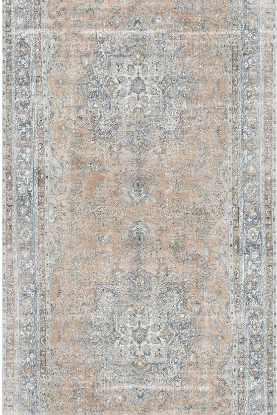 Distressed Vintage Oxus Desert Runner Rug - VITAL 3249-07