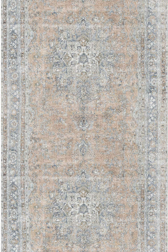 Distressed Vintage Oxus Desert Runner Rug - VITAL 3249-07