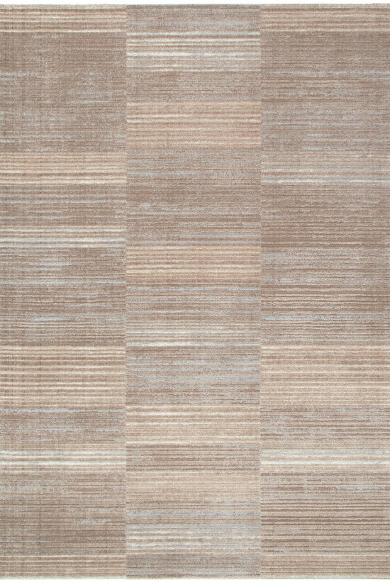 Sierra Lines Brown Grey Rug