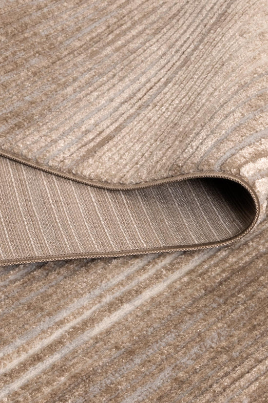 Sierra Lines Brown Grey Rug