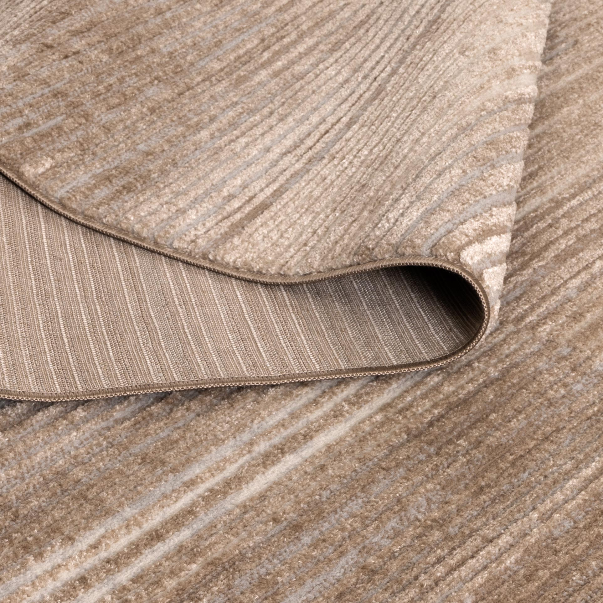 Sierra Lines Brown Grey Rug