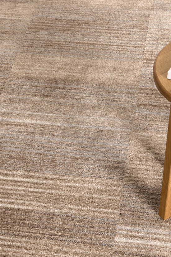 Sierra Lines Brown Grey Rug