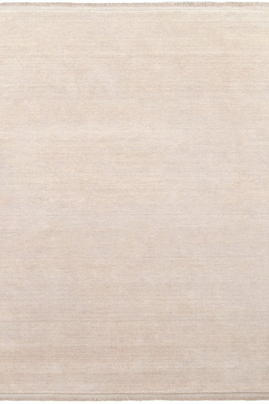 Charleston Hand-Knotted Wool Rug Beige