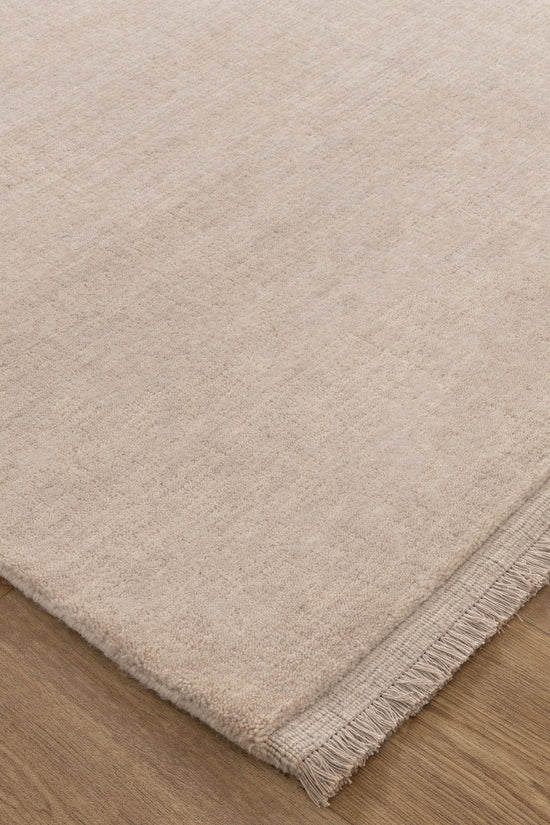 Charleston Hand-Knotted Wool Rug Beige