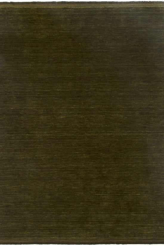 Charleston Hand-Knotted Wool Rug Green