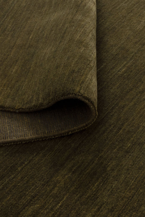 Charleston Hand-Knotted Wool Rug Green