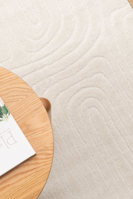 Mila Arch Lines Cream Rug - MIL7: New Arrival