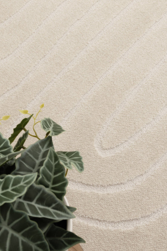 Mila Arch Lines Cream Rug - MIL7: New Arrival