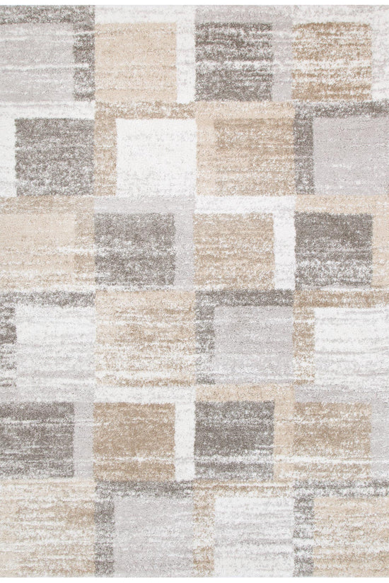Nola Squares Neutral Rug - N001