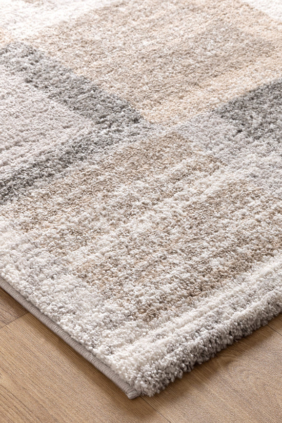 Nola Squares Neutral Rug - N001