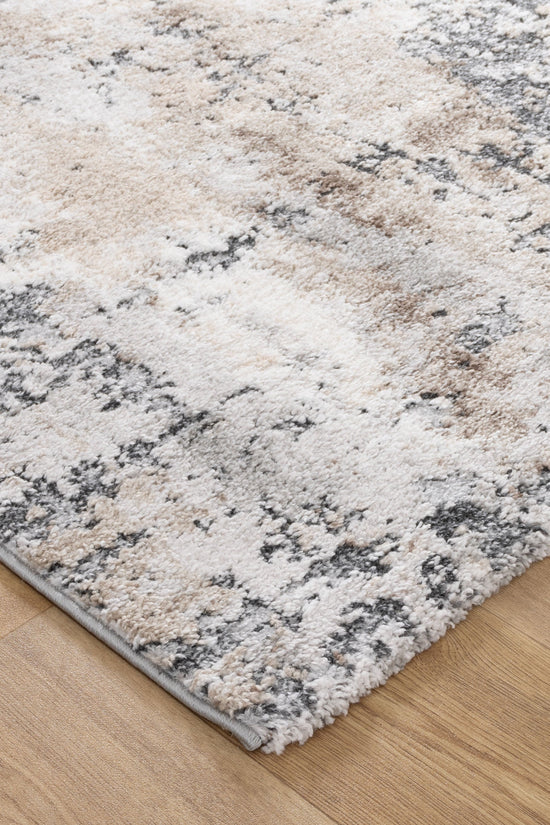 Nola Abstract Grey Beige Rug - N006