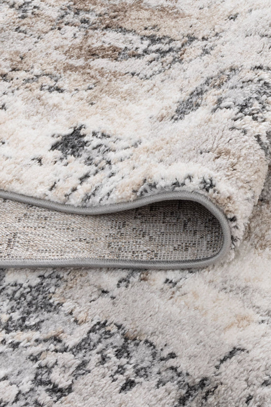 Nola Abstract Grey Beige Rug - N006