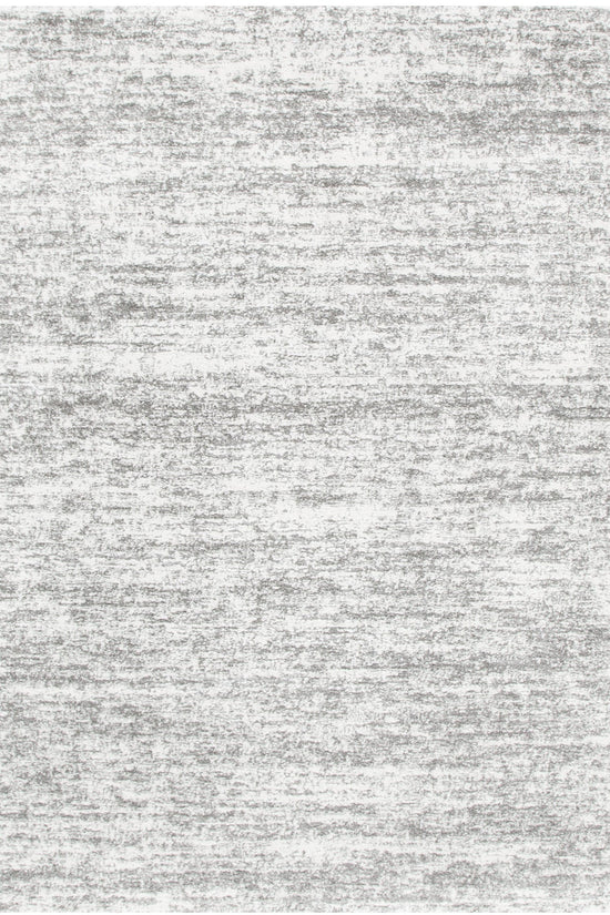 Nola Canvas Abstract Grey Rug - N008