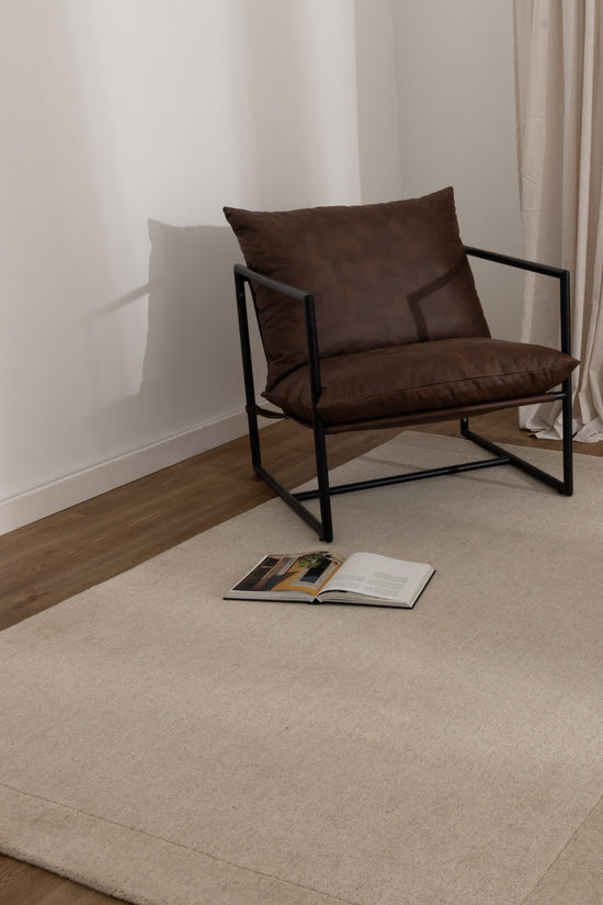 Sedona Natural Border Wool Rug