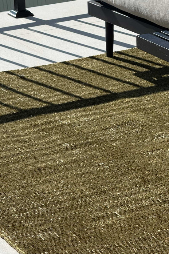 Harbour Olive Green Indoor Outdoor Rug