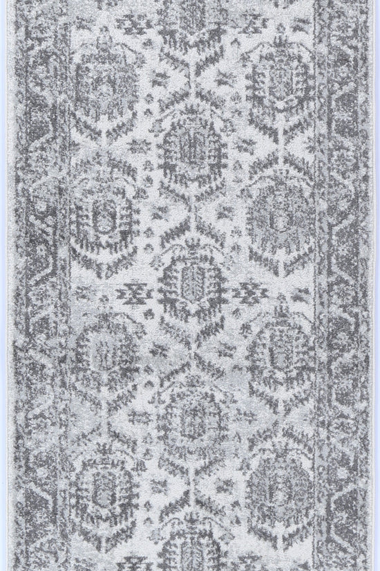 Provence Cosquer Cream Grey Traditional Rug - PROV03