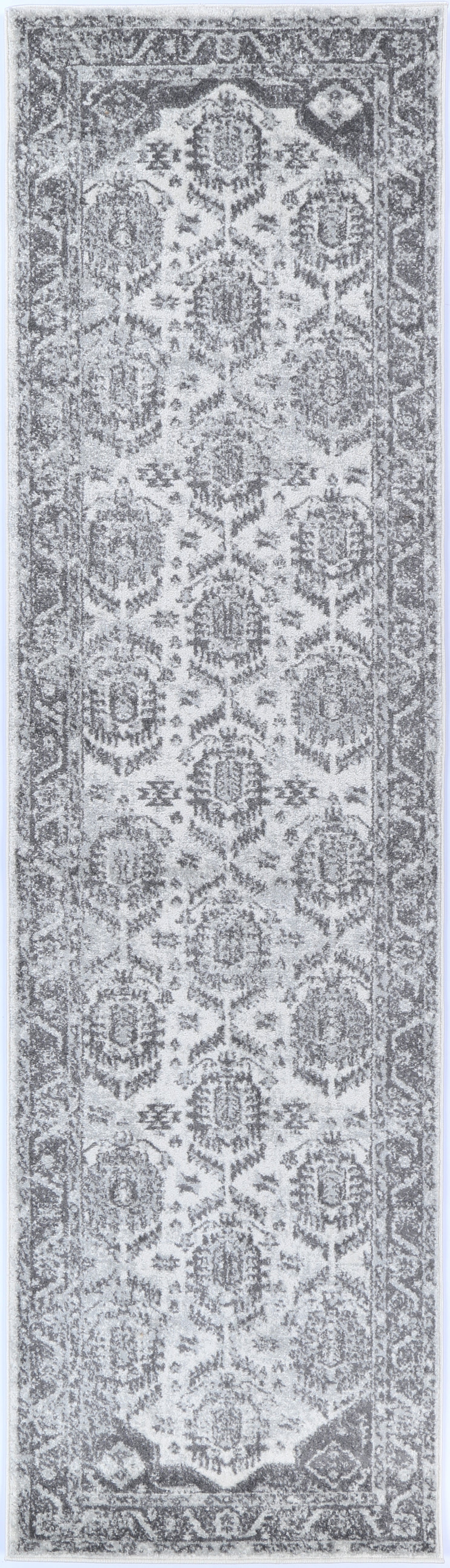 Provence Cosquer Cream Grey Traditional Rug - PROV03