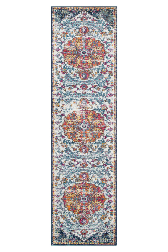 Provence Miliana Grey Blue Transitional Rug - PROV05