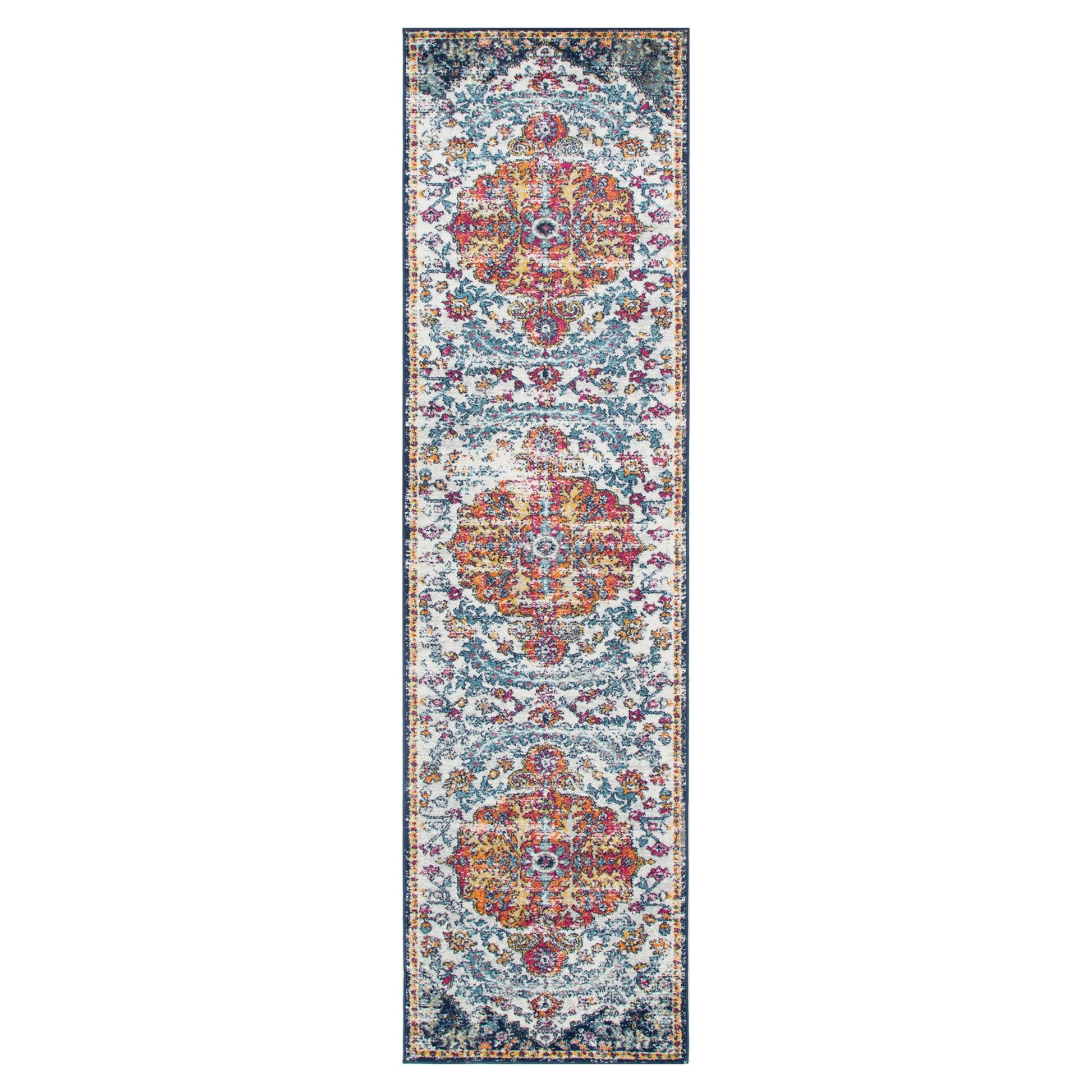 Provence Miliana Grey Blue Transitional Rug - PROV05