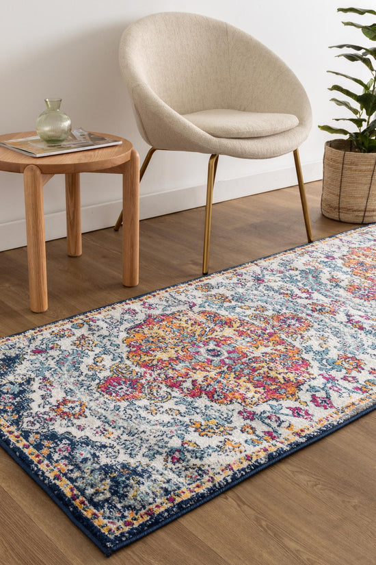 Provence Miliana Grey Blue Transitional Rug - PROV05