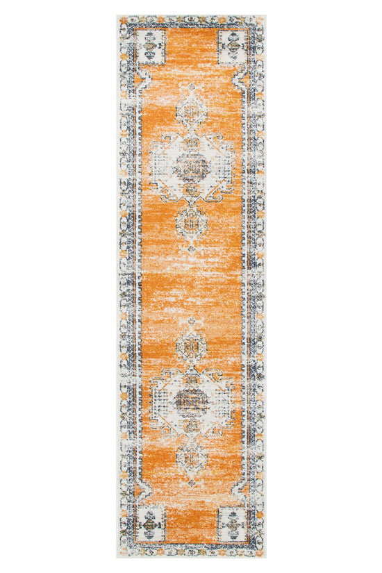 Provence Taza Terracotta Cream Transitional Rug - PROV07