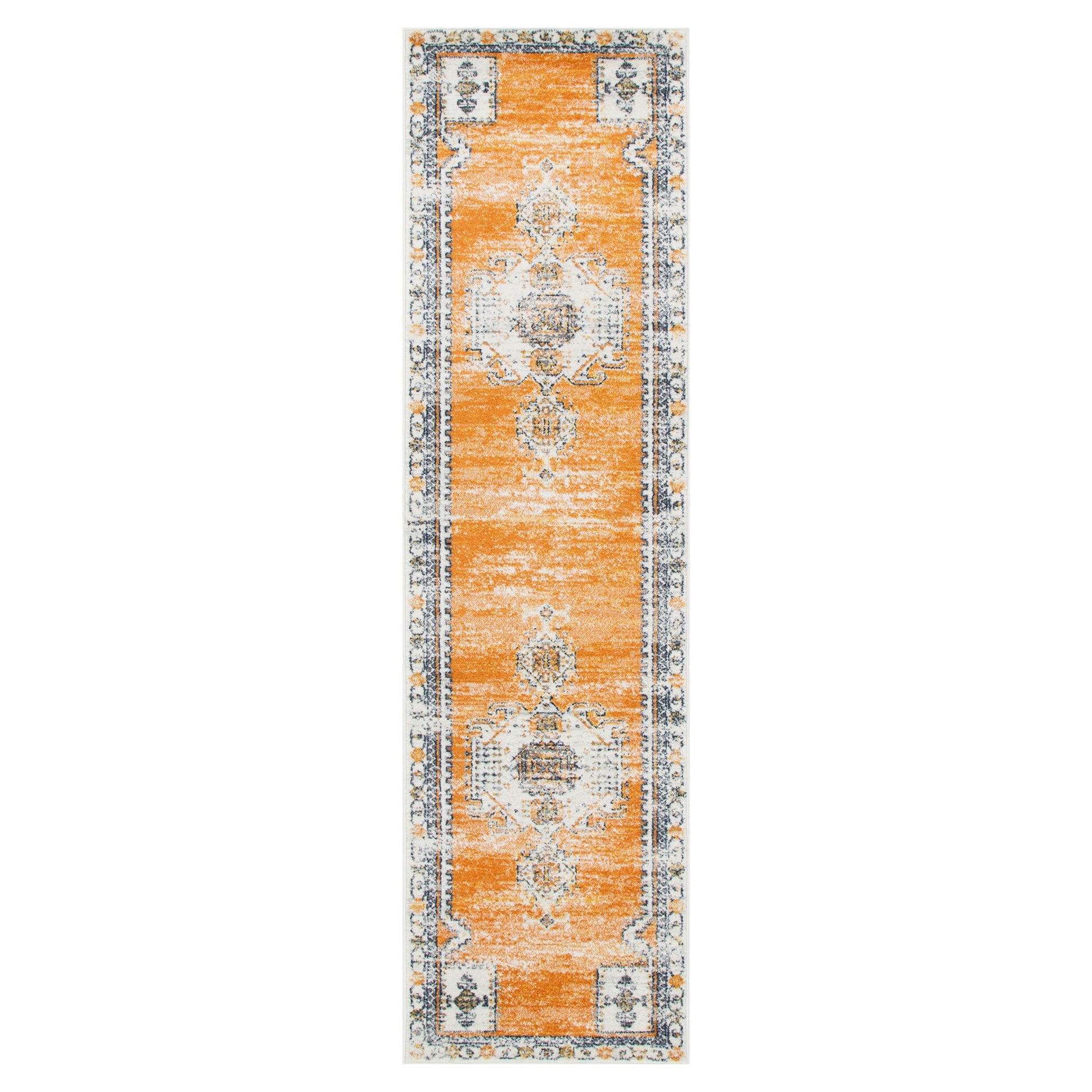 Provence Taza Terracotta Cream Transitional Rug - PROV07