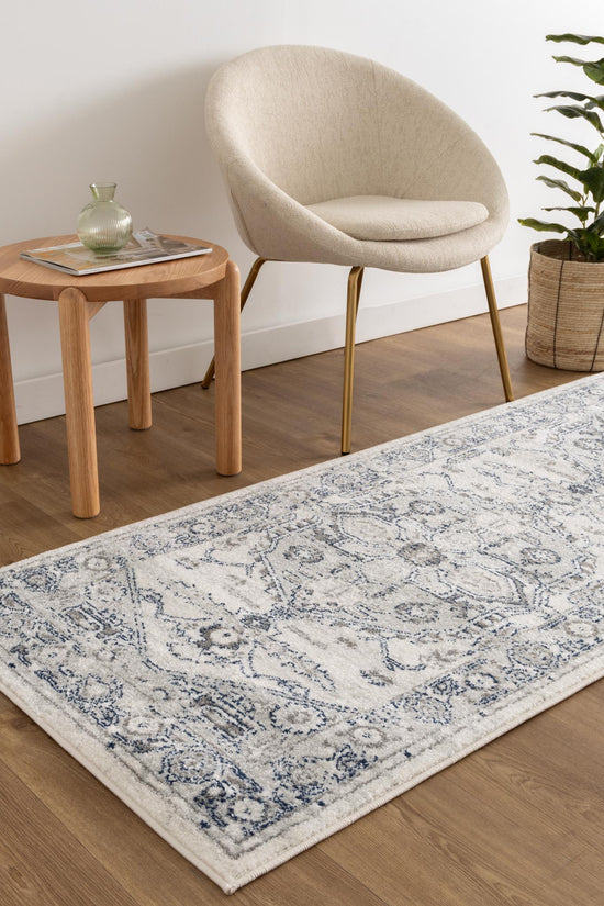 Provence Gaul Traditional Grey & Cream Rug â€“ PROV08