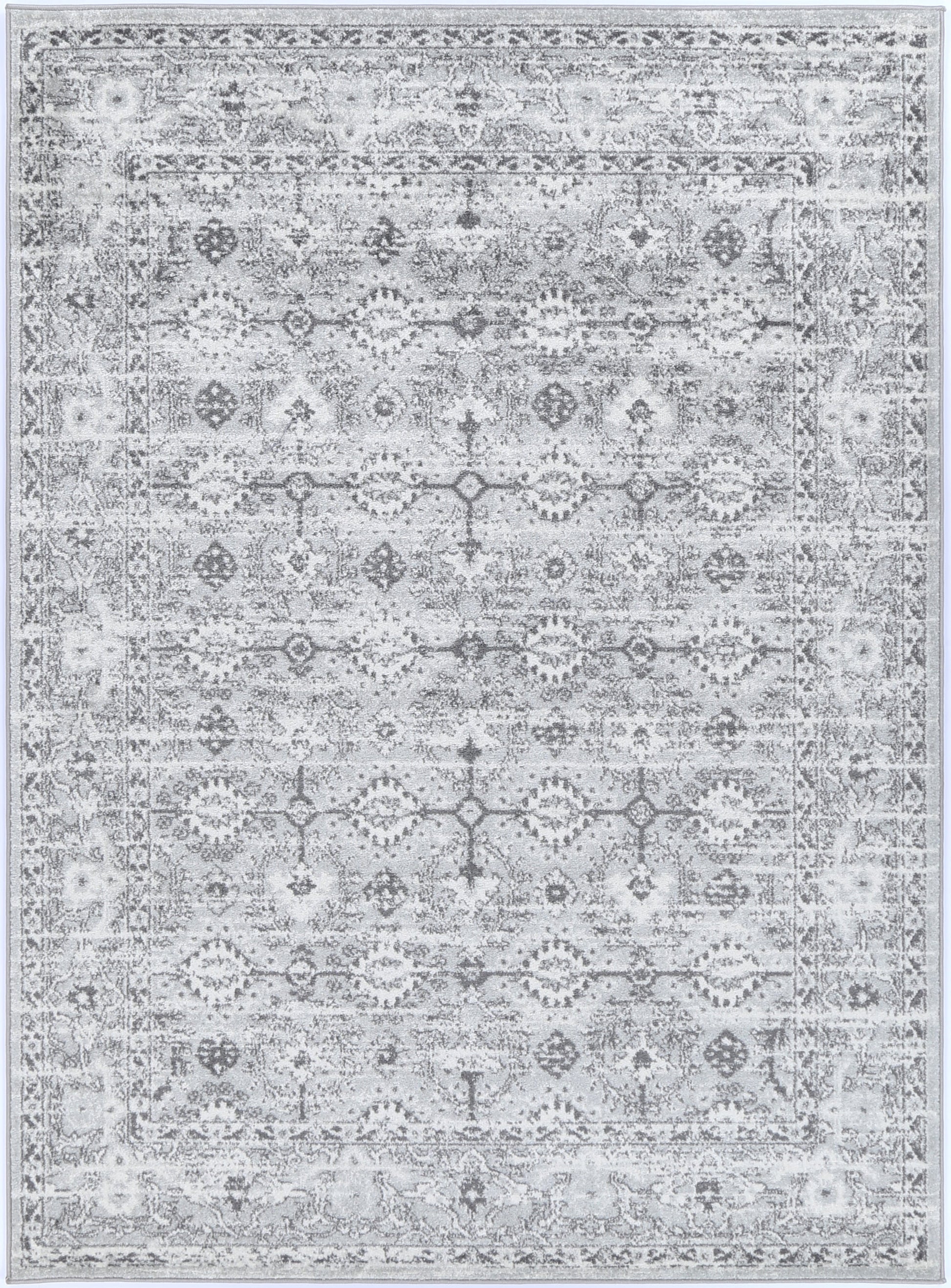 Provence Montpellier Grey Traditional Rug - PROV09