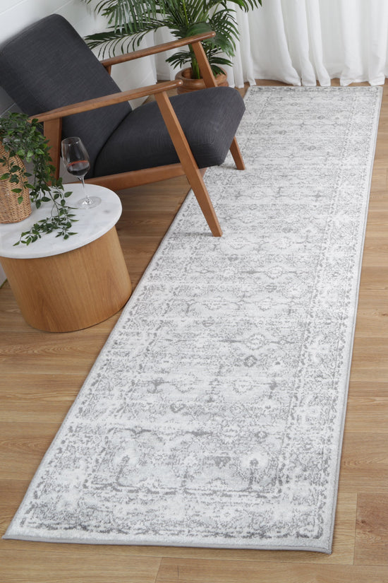 Provence Montpellier Grey Traditional Rug - PROV09
