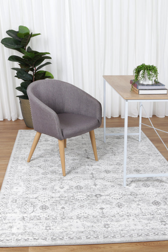 Provence Montpellier Grey Traditional Rug - PROV09