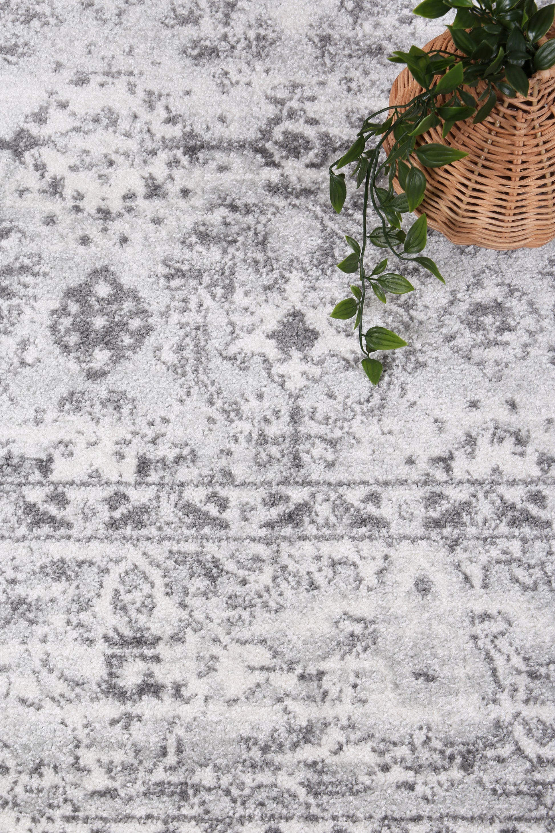Provence Montpellier Grey Traditional Rug - PROV09
