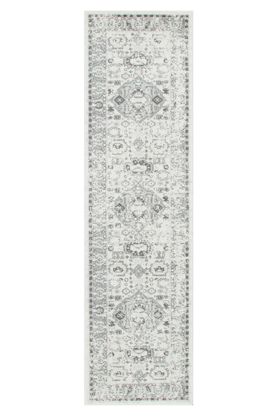 Provence Trellis Cream & Light Grey Rug - PROV10