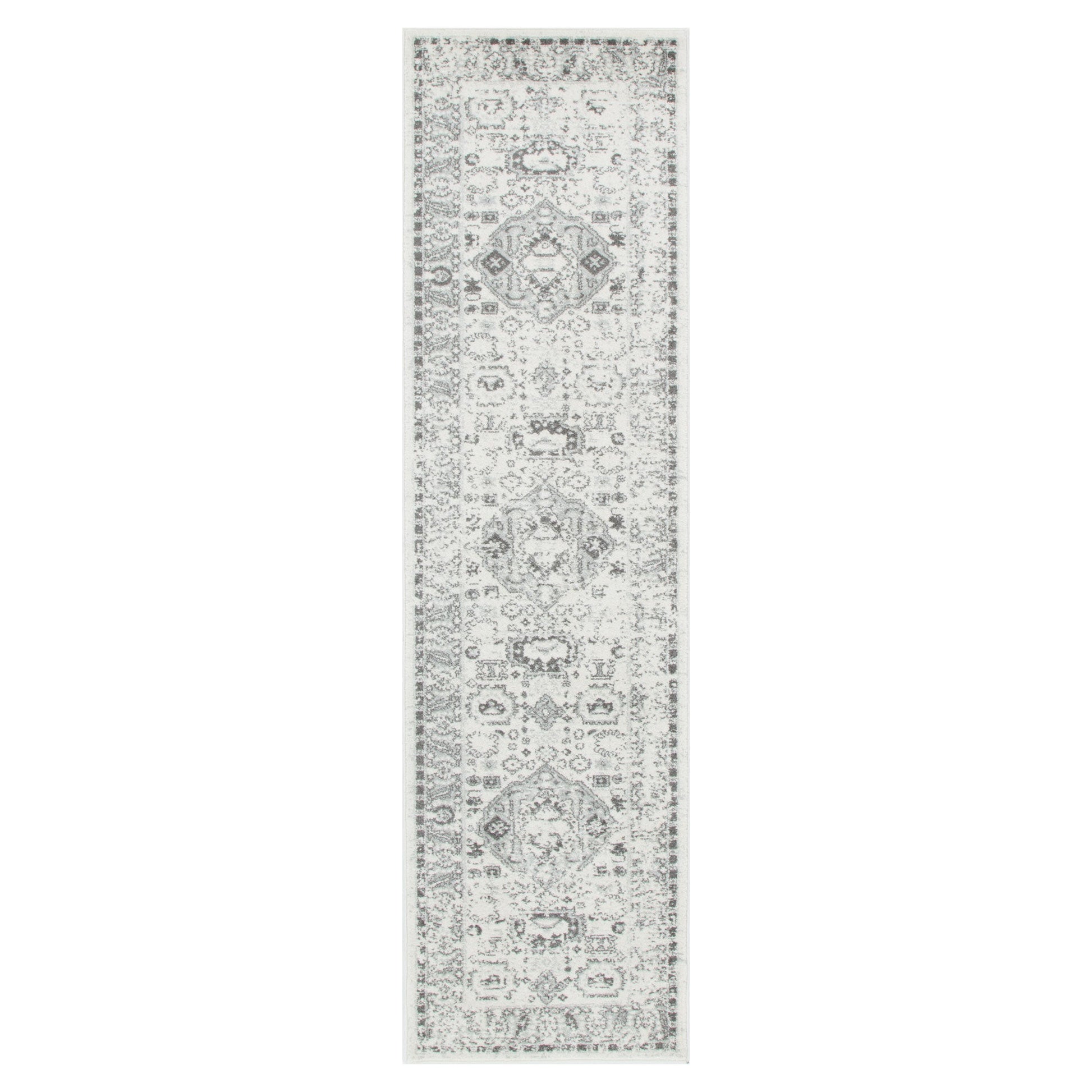 Provence Trellis Cream & Light Grey Rug - PROV10