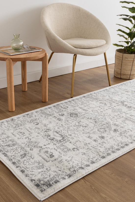 Provence Trellis Cream & Light Grey Rug - PROV10