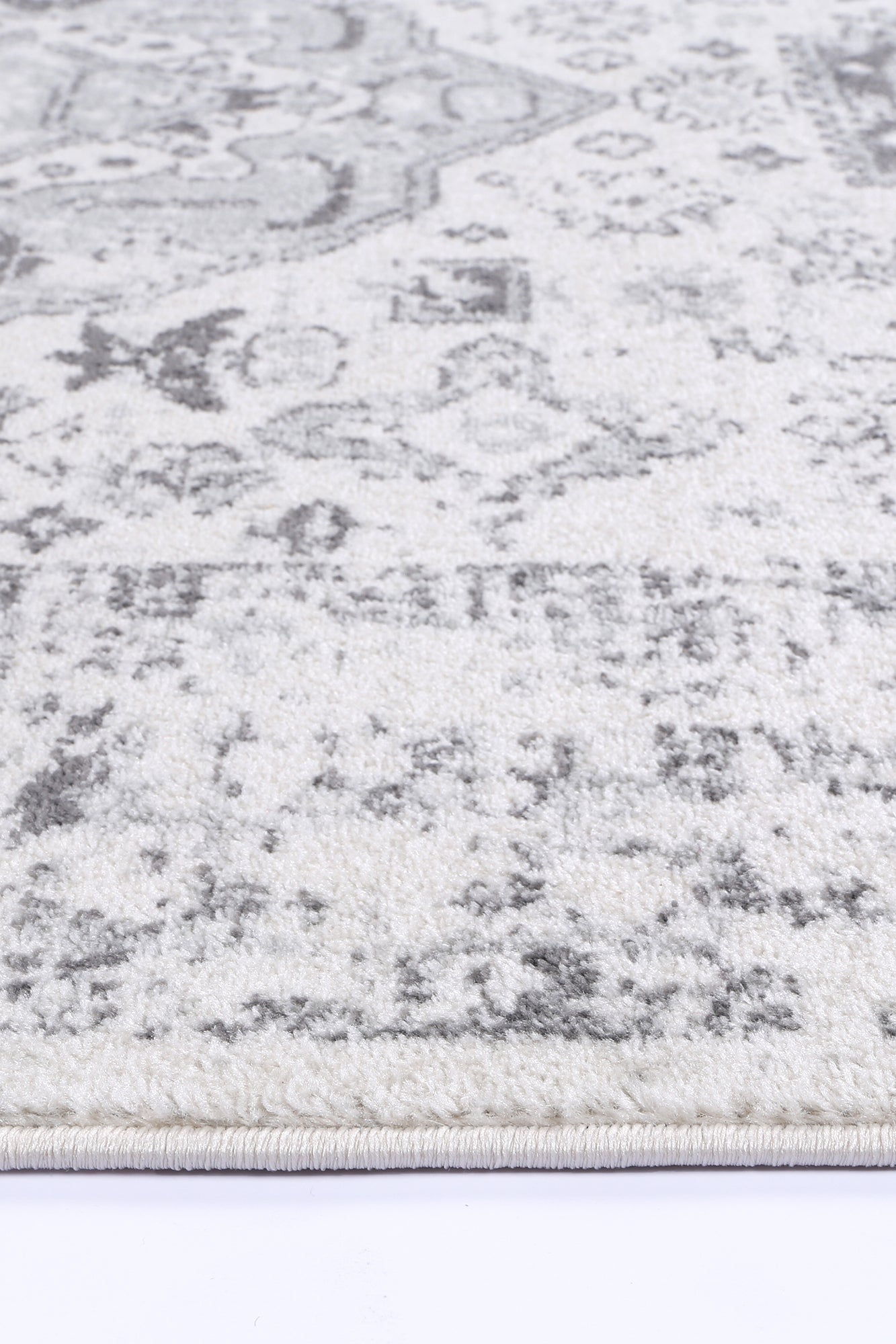 Provence Trellis Cream & Light Grey Rug - PROV10