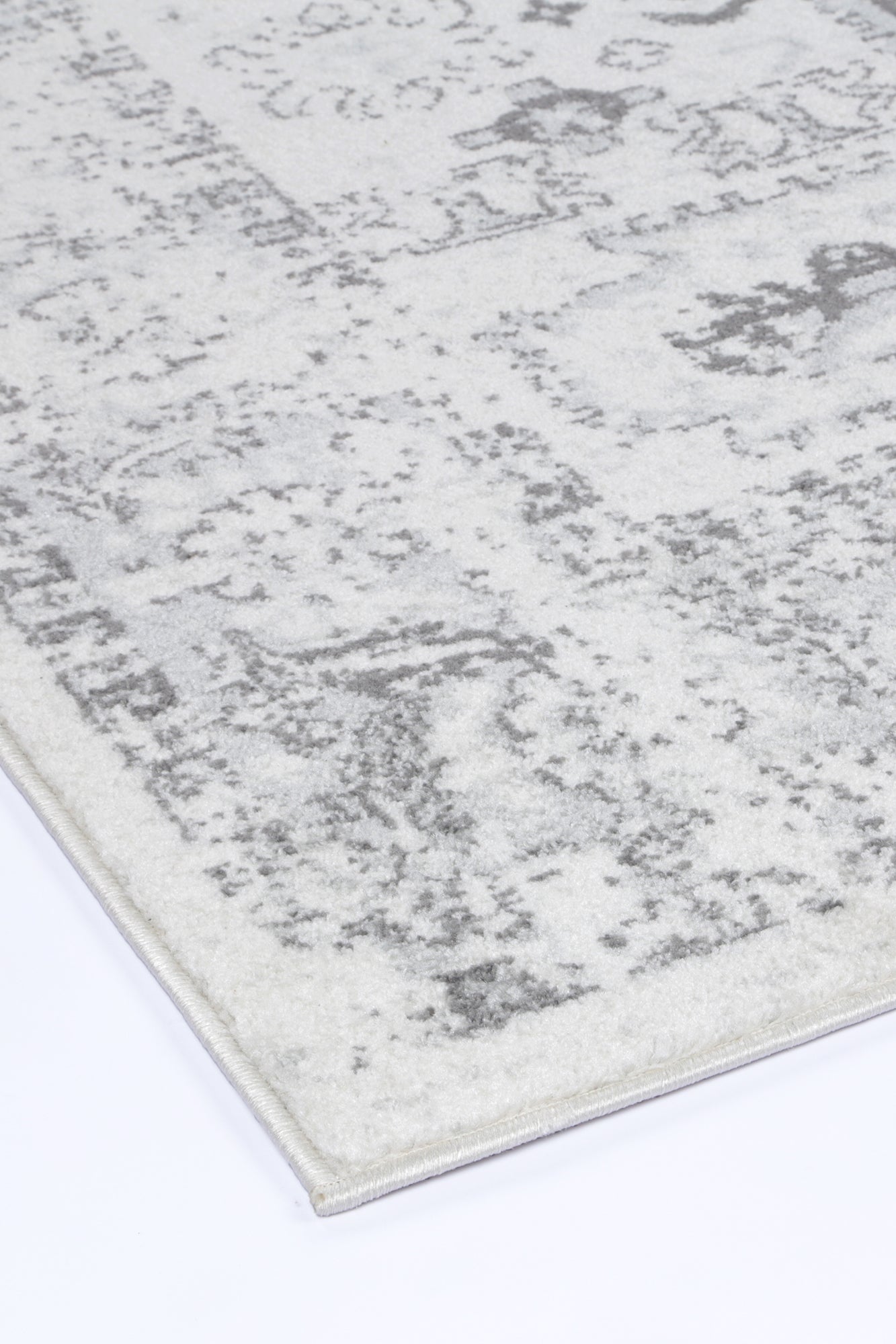 Provence Trellis Cream & Light Grey Rug - PROV10