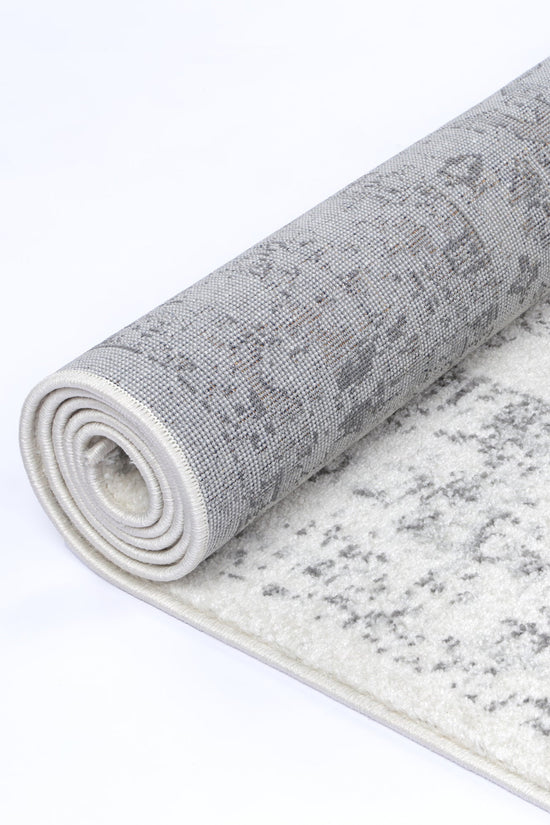 Provence Trellis Cream & Light Grey Rug - PROV10