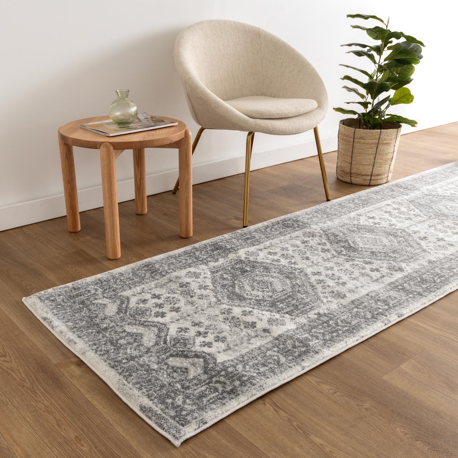 Providence Zaida Traditional Grey Rug - PROV11