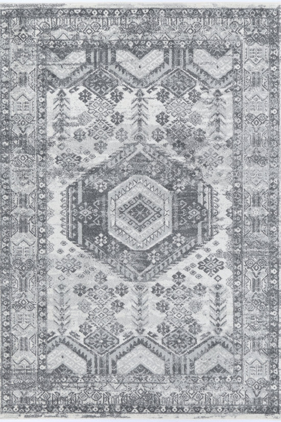 Providence Zaida Traditional Grey Rug - PROV11