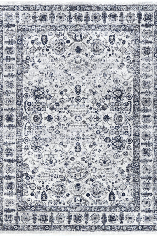 Provence Bonaparte Navy Cream Traditional Rug - PROV16